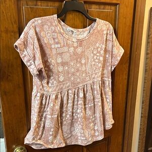 Floral Patterned Women's Top